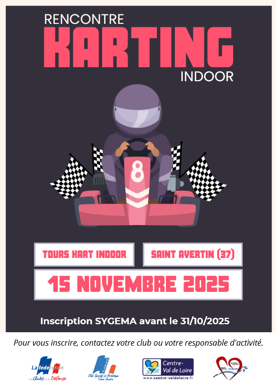 Rencontre Karting indoor 15/11/2025