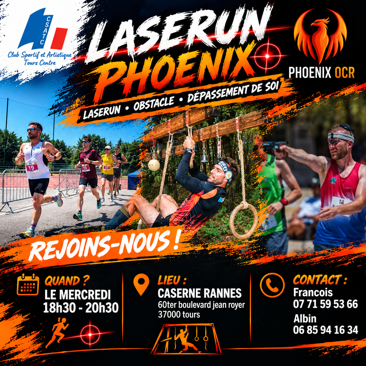Le Laser-Run est de retour au CSA Tours Centre